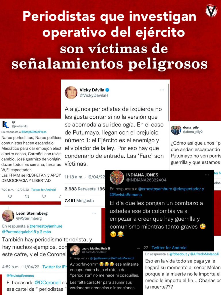 Periodistas en peligro por señalamientos