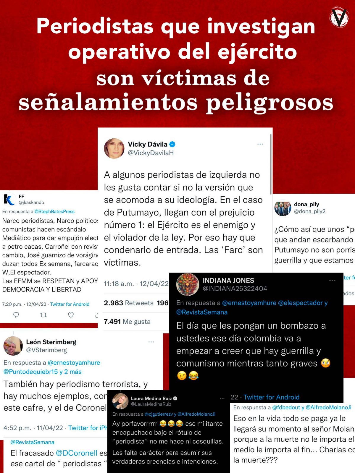 Periodistas en peligro por señalamientos