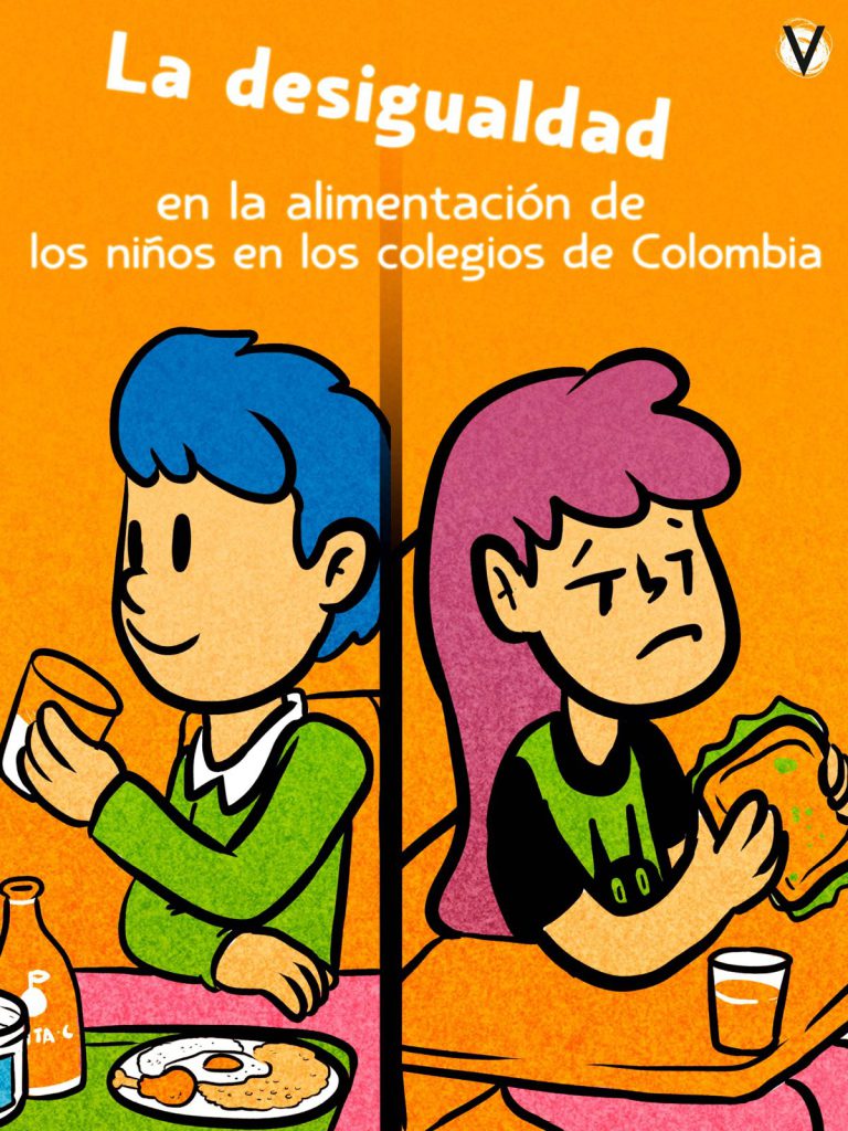 Portada Cómic comida en los colegios