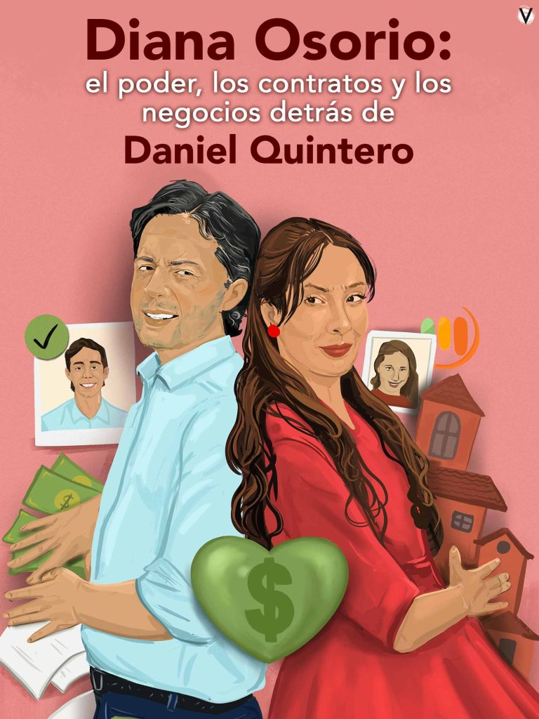 Daniel Quintero y su esposa Diana Osorio