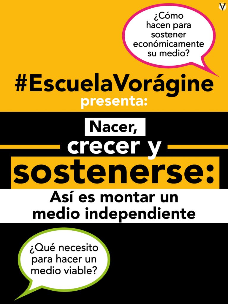 Taller Emprendimiento medio periodismo Vorágine